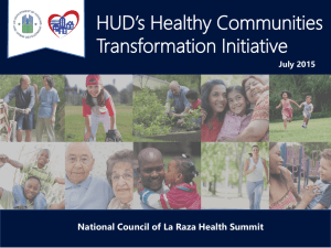 Healthy Communities Index: