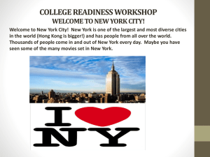 college readiness workshop