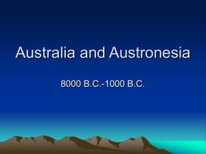 Australia and Austronesia