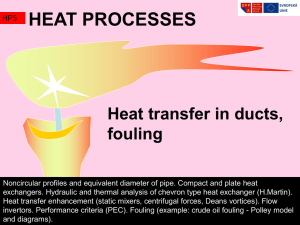 Provedení, principy činnosti a základy výpočtu pro výměníky tepla
