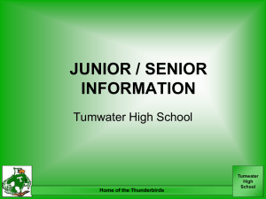 Seniors - Tumwater School District