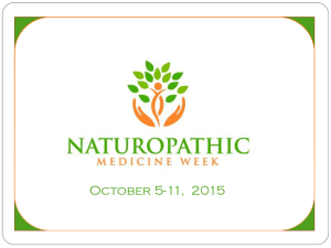 Naturopathic Medicine - American Association of Naturopathic