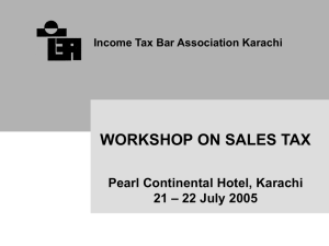 Core Concepts - Karachi Tax Bar Association