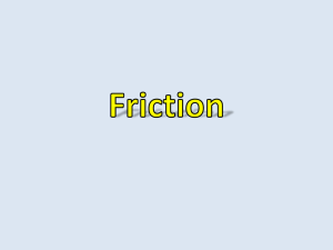 coefficient of friction