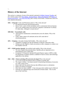 History of the Inter.. - College of Engineering and Computer Science