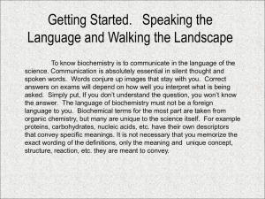 Speaking the Language