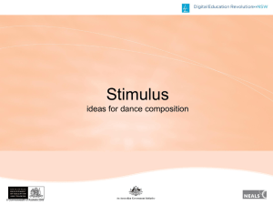 Ideational stimulus - Curriculum Support