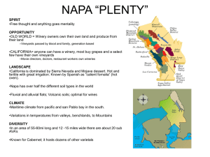 Napa Valley seminar