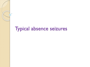 Atypical absence seizures