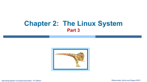 Chapter 2: The Linux System Part 2