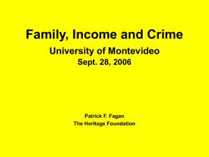 Impact of Divorce on Income of Families