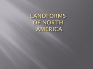 Landforms of North America