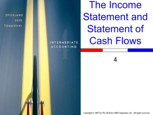 Income Statement Presentation - McGraw Hill Higher Education
