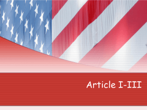 The Constitution: Articles IV-VII (4-7)