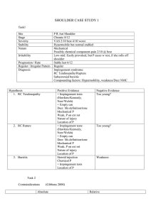 Shoulder Case Study 1