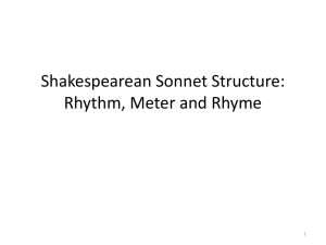 Shakespearean Sonnets
