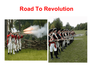 Road to Revolution notes