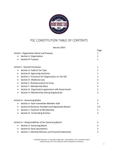 PSC Constitution - FortSillPSC.org