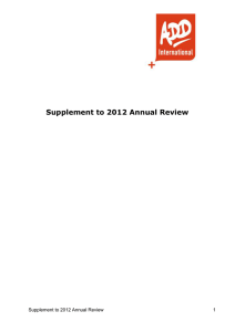 Annual Reports & Accounts 2012