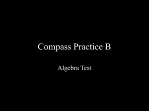 Compass Practice B
