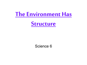 The Environment Has Structure