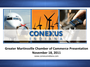 Conexus Indiana – Martinsville Chamber of Commerce Presentation