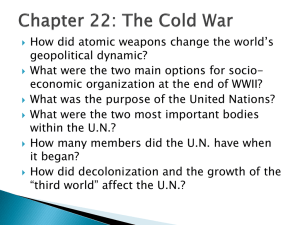 Chapter 22: The Cold War