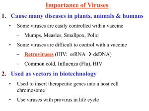 Phage and Virus Lecture
