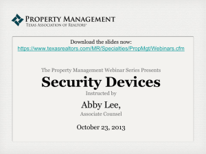 View slides - Texas Association of REALTORS