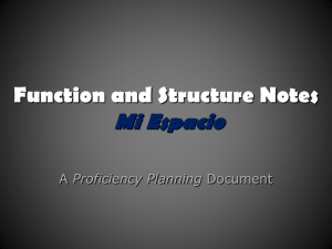 Function and Structure Notes for School