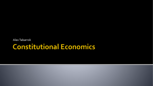 Constitutional Economics