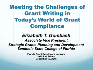 Gombash - Florida Grant Developers Network K-12
