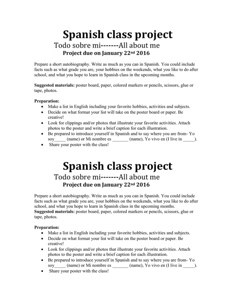 dissertation project in spanish