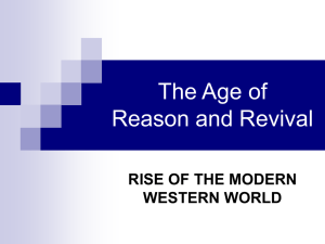 The Age of Reason and Revival