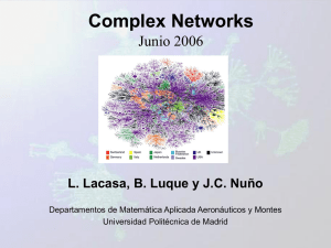 Small-World Networks - Departamento de Matemática Aplicada y
