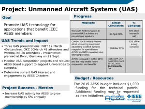 UAV Panel Report to the AESS BoG
