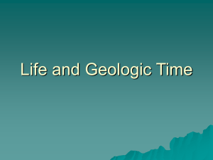 Life and Geologic Time