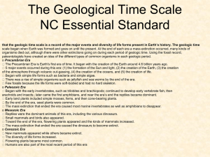 The Geological Time Scale