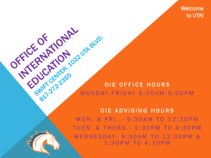 OIE Office Hours