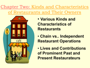 Types of Restaurants