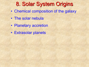 Solar System Origins PowerPoint