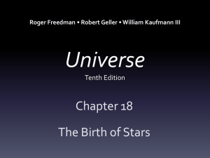 The Birth of Stars Chapter 18 PowerPoint