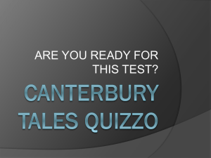 Canterbury tales test
