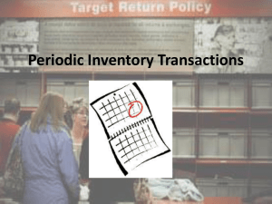 3. Inventory Transactions