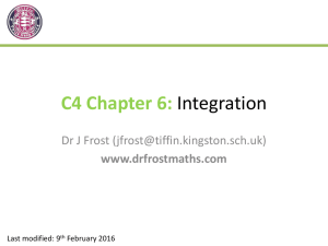 C4 - Chapter 6 Integration