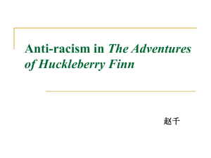 Racism in The Adventures of Huckleberry Finn