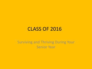Senior Night Presentation 2015-16 Short version