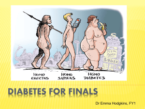 Diabetes presentation