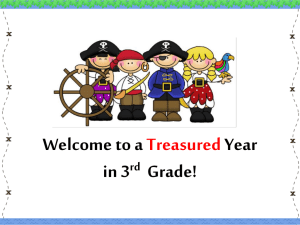 a Treasured Year in 3 rd Grade! - Pickett's Mill