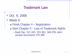 Course Intro & Intro to trademarks